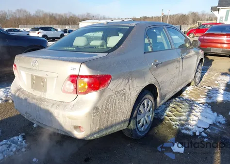 2009 Toyota Corolla Le z USA, uszkodzony, nr VIN 1NXBU40E39Z052806